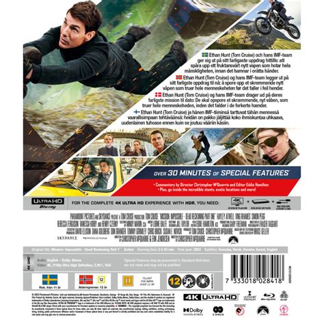Mission Impossible Dead Reckoning Part One (2023) .